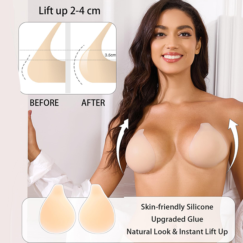 1/2 Pairs Women Sticky Bra Pus - Backless Bra Sticky review and price
