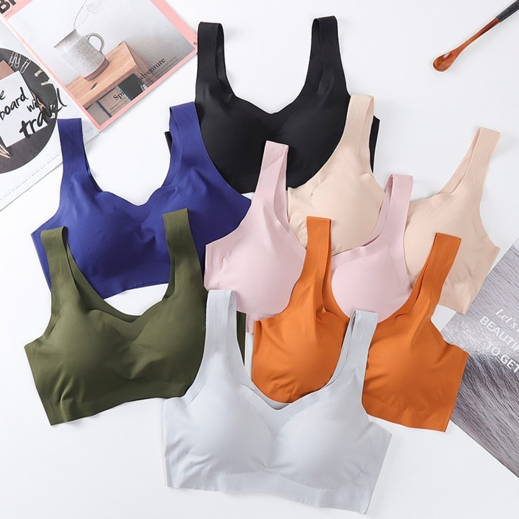 3PCS Sexy Sports Bra Seamless  - Underwire Bra Padded review and price