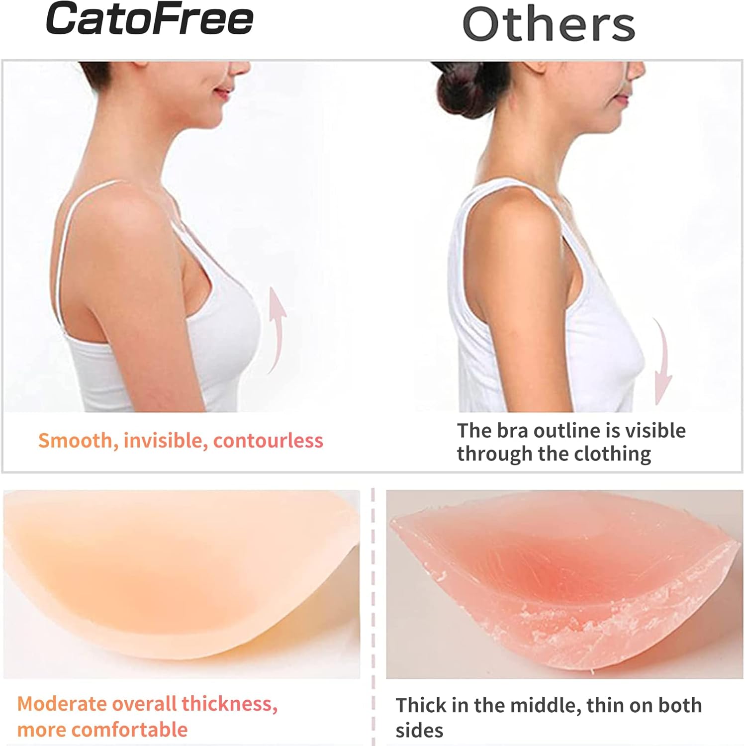 Push-Up Wire-Free Solid Silico - Backless Bra Sticky review and price