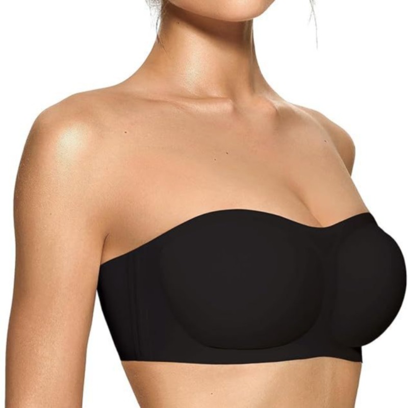 Women's Strapless Bra with Pus - Wirefree Bra Comfort review and price