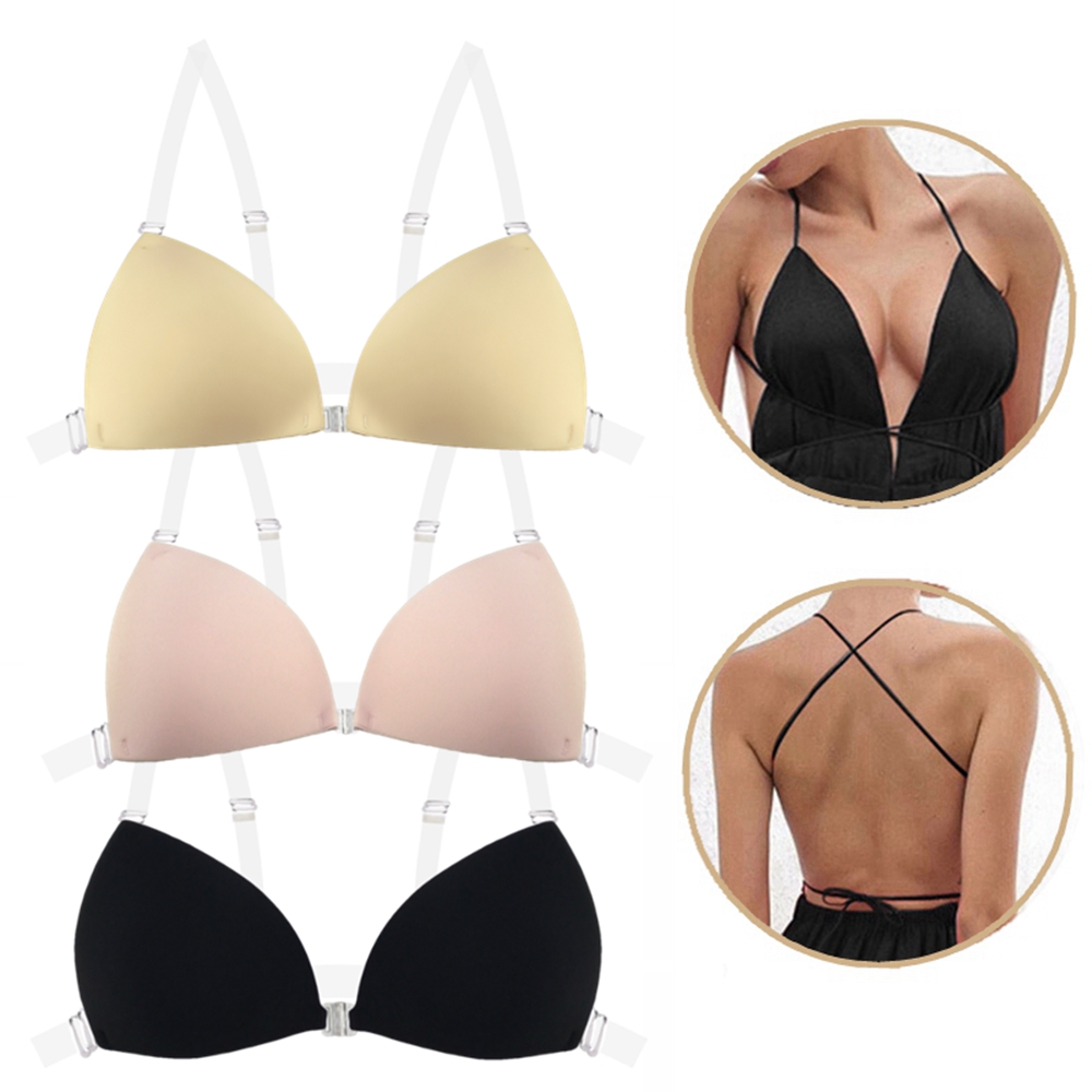 Sticky Bra for Women Backless  - Plunge Bra Push Up review and price