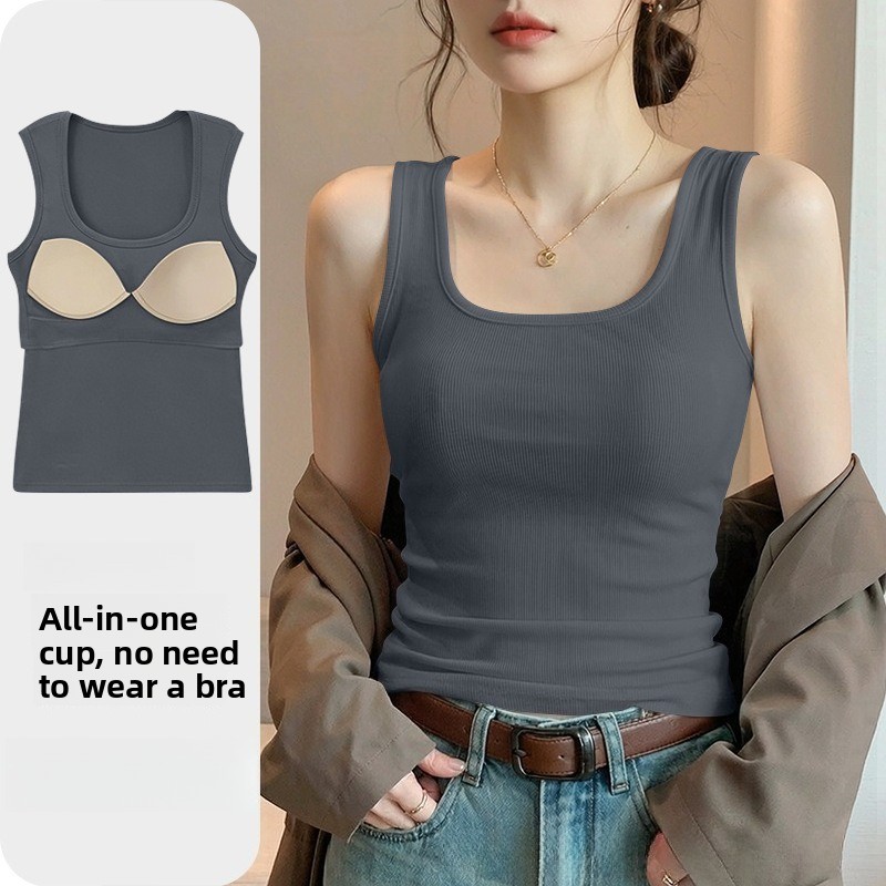 New Seamless Built-in Bra Tank - T Shirt Bra Seamless review and price